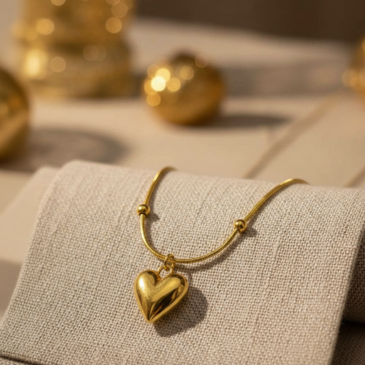 Gold Plated Love Dots Necklace