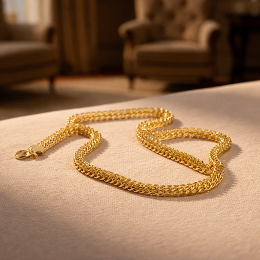 Gold Plated Wide Chain