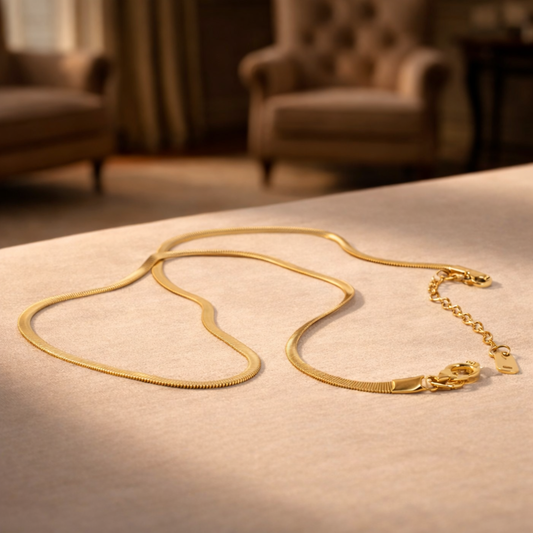 Gold Plated Snake Chain (Small)
