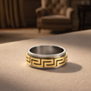 Gold Plated Spiti Rotating Ring