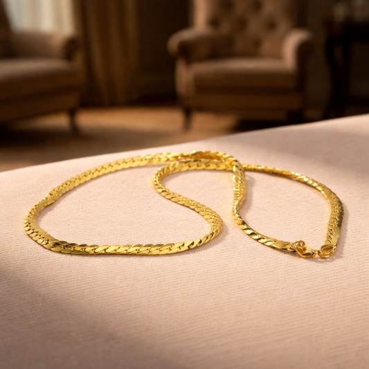 Gold Plated Thick Chain