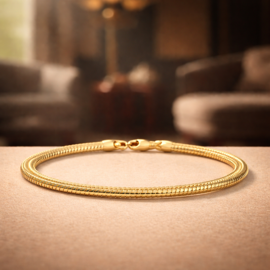 Gold Plated Snake Chain Bracelet