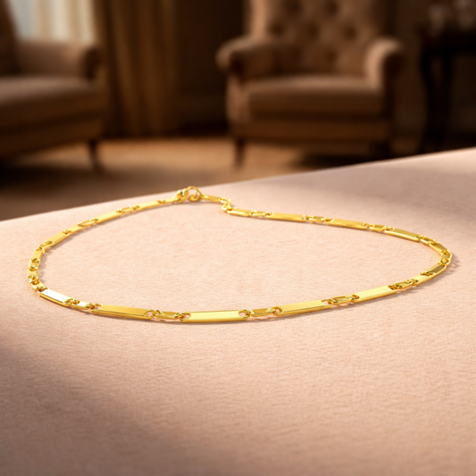 Gold Plated Sheet Chain
