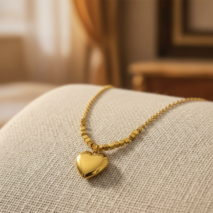 Gold Plated Love Square Necklace