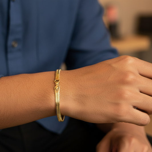 Gold Plated Snake Chain Bracelet