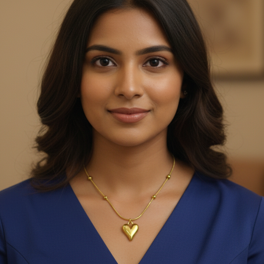 Gold Plated Love Dots Necklace