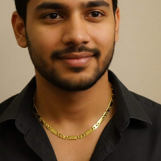 Gold Plated Sheet Chain