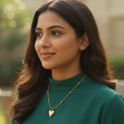 Gold Plated Love Dots Necklace