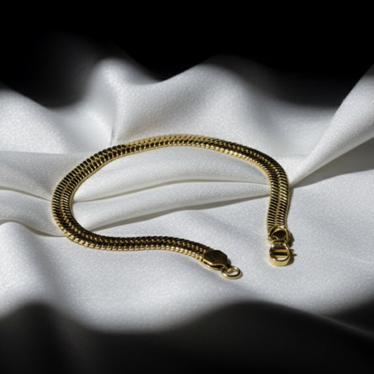 Gold Plated Snake Chain Bracelet