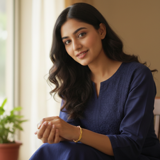 Gold Plated Twisted Snake Chain Bracelet