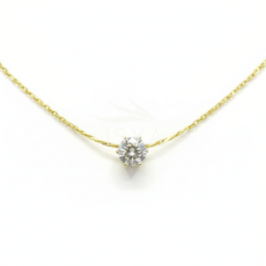Gold Plated Minimilistic AD Stone Necklace