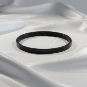 Stainless Steel Black Plated Plain Kada Bracelet