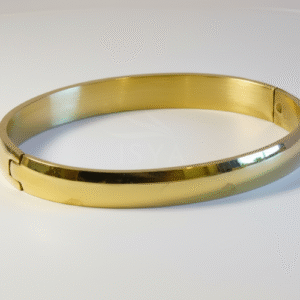 Gold Plated Plain Kada Bracelet
