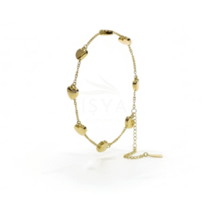 Gold Plated Continuous Love Chain Bracelet