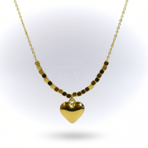 Gold Plated Love Square Necklace