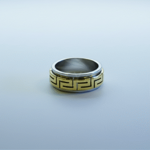 Gold Plated Spiti Rotating Ring
